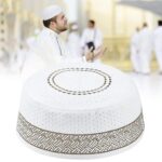 OhMill Men Muslim Kufi Prayer Hat Islam Beanie Cotton Topi Cap Arabia India Crochet Skull Cap Embroidery Headwear Eid Gift - Image 4