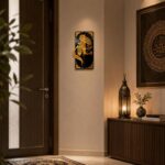 CraftsCy Mashallah Islamic Wall Art Decor, Black & Gold Acrylic Frame, Arabic Calligraphy, 16 x 30 cm, for Living Room, Bedroom, Prayer Room - Image 6