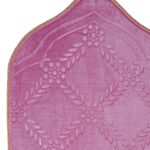 CALANDIS® Prayer Rug Soft Turkish Portable Muslim Prayer Mat for Adults Men Women Kids Violet | 1 Prayer Rug - Image 4