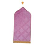 CALANDIS® Prayer Rug Soft Turkish Portable Muslim Prayer Mat for Adults Men Women Kids Violet | 1 Prayer Rug - Image 6