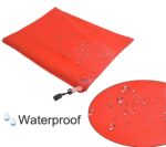 True-Ally 5 Pieces Transparent Pouch - Heavy-Duty Plastic Reinforced with Threads - Mesh Bag with Zipper for Organize Supplies (Colour May Vary, 21cm X 15cm)(A5) - Image 8
