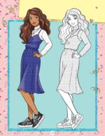 Barbie Copy Colouring Book for Kids | Fun Colouring Pages with Barbie Characters | Enhance Creativity, Motor Skills & Coordination | Perfect Gift for Little Artists Using Crayons, Pastels or Colour Pencils - Image 9