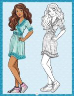 Barbie Copy Colouring Book for Kids | Fun Colouring Pages with Barbie Characters | Enhance Creativity, Motor Skills & Coordination | Perfect Gift for Little Artists Using Crayons, Pastels or Colour Pencils - Image 10