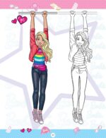Barbie Copy Colouring Book for Kids | Fun Colouring Pages with Barbie Characters | Enhance Creativity, Motor Skills & Coordination | Perfect Gift for Little Artists Using Crayons, Pastels or Colour Pencils - Image 13