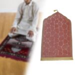 Creations Islamic Muslim Prayer Rug Flannel Carpet Soft 25.5x45inch for Kids Men Women Style BHome & Garden|Rugs & Carpets|Door Mats & Floor Mats - Image 9