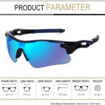 Dervin Non Polarized Oversized Sports Sunglasses for Men Women, Outdoor Cricket Cycling Hiking Fishing Sunglasses - Image 7
