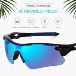 Dervin Non Polarized Oversized Sports Sunglasses for Men Women, Outdoor Cricket Cycling Hiking Fishing Sunglasses - Image 9