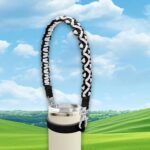 Water Bottle Carrier with Strap Versatile for Outdoor Hiking Polyester Rope Black| Canteens Bottles & Flasks| Hydration | Sports |Sporting Goods - Image 9