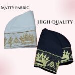 Tajushshariya Topi, Traditional Islamic Prayer Cap, with Golden Taj Crown Embroidery, Symbol of Faith and Dignity Off White, Black, - Image 5