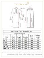VM Men VM Men's White Cotton Blend Kurta Pyjama Set - Image 7