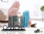 Confetti! Kalma Tayyab Islamic Decor Gifts. La Ilaha Illallah Elegant Black Metal Art. Islamic Art Islamic Decorations for Home Arabic Decor Islamic Decorations for Home, Asma - Image 7