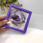 HADIYAH Purple Pearl Tasbeeh with Digital Tasbeeh Counter – Transparent Combo - Image 3