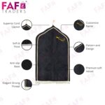 FAF Jannat Premium Customized Black Janamaz Prayer Mat with Embroidered Name | Soft Velvet Musalla for Salah, Namaz & Ramadan | Personalized Muslim Prayer Rug for Hajj, Umrah & Nikah - Image 4