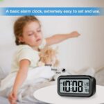DAILYNEED Digital Digital Alarm Clock; Alarm Clock with Automatic Sensor, Date and Temperature Display, Table Clock for Students, Home, Office, Corporate Use (Big Size) 9x5 - Image 3