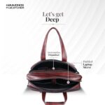 HAMMONDS FLYCATCHER Genuine Leather Office Bag for Men, 15.6 Inch Messenger Laptop Bag for Men with Adjustable Strap & Multiple Compartments, 1 Year Warranty - Office, Travel, Daily Use - Image 6