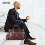 HAMMONDS FLYCATCHER Genuine Leather Office Bag for Men, 15.6 Inch Messenger Laptop Bag for Men with Adjustable Strap & Multiple Compartments, 1 Year Warranty - Office, Travel, Daily Use - Image 10