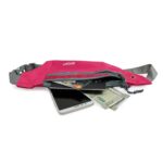 xcluma Men Women Unisex Pouch Sport Bum Waist Bag Chest Shoulder Pack Travel Handy Wallet Belt Zip Running Hiking Waterproof Outdoor (Pink) - Image 3