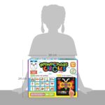 PLAY PANDA Magnetic Puzzle Set for Kids, Big Circles with 400 Magnetic Shapes with Magnetic Board,100 Puzzle Book & 200 Puzzle Patterns, Display Stand and Storage Tray Indoor Educational Toy - Image 6