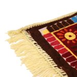 Kuber Industries Velvet Aasan Mat | Meditation Carpet Mat | Small Multicolor Pack of 2 - Image 6