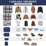 Travel Organizer 7 in 1 Travel Laundry Cosmetics Luggage Packing Organizers Set Makeup Bags Organizer Packing Cubes with Shoe Bag for Travel, Nylon (Multi-color) - Image 4