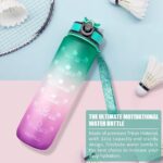 Unbreakable 1300ml Water Bottle with Motivational Time Marker - Multicolor Sipper Bottle for Adults, Ideal for Gym and Office Kitchen Drinking Kids and Adults (Pack of 1) - Image 5