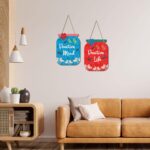 Artvibes Positive Mind Decorative Wall Hanging Wooden Art | Quotes Decor Item | Wall Illustrations | Office Decor | Wall Art Print | Inspirational Quotes | Gift Items (WH_6812N), Set of 2 - Image 4
