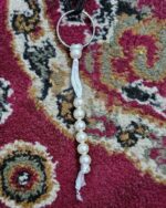 RBLISS CG 7/Saat Daana tasbih for Prayer/Islamic Crystal Stone Mala/ 7 Beads Finger Crystal Stone Tasbeeh/Tasbih for Muslims for HAJJ and UMRAH | Hand TASBEEH | Pack of 12/White - Image 3