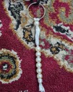 RBLISS CG 7/Saat Daana tasbih for Prayer/Islamic Crystal Stone Mala/ 7 Beads Finger Crystal Stone Tasbeeh/Tasbih for Muslims for HAJJ and UMRAH | Hand TASBEEH | Pack of 12/White - Image 4