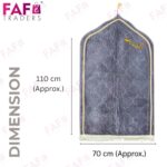 FAF Jannat Premium Customized Grey Janamaz Prayer Mat with Embroidered Name | Soft Velvet Musalla for Salah, Namaz & Ramadan | Personalized Muslim Prayer Rug for Hajj, Umrah & Nikah - Image 3