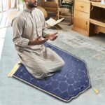 Creations Islamic Muslim Prayer Rug Flannel Carpet Soft 25.5x45inch for Kids Men Women Style GHome & Garden|Rugs & Carpets|Door Mats & Floor Mats - Image 3
