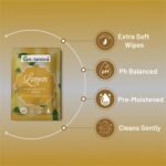 Lemon Refreshing Wet Wipes for Face & Hand – Individually Wrapped | Soft Facial Wipes for Men & Women | Wet Wipes for Face Cleaning & Daily Use | Wipes (50 Count) - Image 3