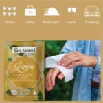 Lemon Refreshing Wet Wipes for Face & Hand – Individually Wrapped | Soft Facial Wipes for Men & Women | Wet Wipes for Face Cleaning & Daily Use | Wipes (50 Count) - Image 4