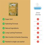 Lemon Refreshing Wet Wipes for Face & Hand – Individually Wrapped | Soft Facial Wipes for Men & Women | Wet Wipes for Face Cleaning & Daily Use | Wipes (50 Count) - Image 5
