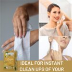 Lemon Refreshing Wet Wipes for Face & Hand – Individually Wrapped | Soft Facial Wipes for Men & Women | Wet Wipes for Face Cleaning & Daily Use | Wipes (50 Count) - Image 7