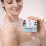 Coconut Scrub Soap | Goat Milk, Almond Oil & Jojoba Oil Enriched Bath Bar | Natural Exfoliating Soap with Vitamin E & Coconut Oil for Glowing, Hydrated Skin (Pack Of 1) 100gms - Image 4