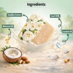 Coconut Scrub Soap | Goat Milk, Almond Oil & Jojoba Oil Enriched Bath Bar | Natural Exfoliating Soap with Vitamin E & Coconut Oil for Glowing, Hydrated Skin (Pack Of 1) 100gms - Image 6