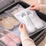 Shoe Storage Bags Frosted Zipper – Reusable Travel Shoe Organizer Bags, Waterproof & Durable Shoe Covers for Packing, Closet & Luggage (30.5 x 35.5 CM) (5) - Image 4