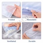 Shoe Storage Bags Frosted Zipper – Reusable Travel Shoe Organizer Bags, Waterproof & Durable Shoe Covers for Packing, Closet & Luggage (30.5 x 35.5 CM) (5) - Image 7