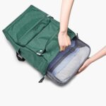 7 in 1 Travel Packing Cubes Set, Waterproof Nylon Luggage Organizer with Laundry Bag, Shoe Bag and Makeup/Toiletry Bags, Lightweight Space Saving Travel Organizers for Clothes (Grey) - Image 6