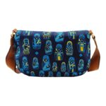 Funk For Hire Women Printed Canvas Small Waist Bag, Fanny Pack, Chest Bag, Utility Waist Pouch, Crossbody Sling Bag - Navy Blue - Image 5