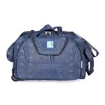 M MEDLER Epochbox Polyester 55 litres Waterproof Strolley Duffle Bag- 2 Wheels - Luggage Bag (Navy Blue) - Image 3