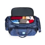 M MEDLER Epochbox Polyester 55 litres Waterproof Strolley Duffle Bag- 2 Wheels - Luggage Bag (Navy Blue) - Image 4