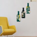 Artvibes Be Kind Be Brave Decor Designer Wall Hanging Wooden Art | Quotes Decor Item | Wall Poster | Office Decor | Inspirational Quotes Wall Art | Mdf Wall Decoration | Gifts (WH_9531N), Set of 3 - Image 4