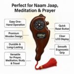 Tally Counter Combo Pack 3 Digital Finger Tally Counter + 1 Wooden Jaap Counter | Mala Jaap,Tasbeeh, Misbaha Counter | Finger Click Counter for Pooja,Meditation & Mantra Chanting(Multi-Color) - Image 3