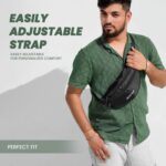 Storite 2 Pk Chest Bag for Men & Women,Crossbody Waist Pouch with 3 Zippered Compartments & Adjustable Strap,Multipurpose Fanny Pack for Travel, Festivals, Hiking, Cycling - Image 5