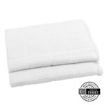 Modefa Islamic Men's Ihram Towel Set for Hajj Umrah - 2 Piece Set - 110 x 220, 100% Cotton - Combo with Belt, Kufi and Tawaf Beads - Image 6