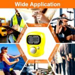 Digital Finger Tally Counter with LED Display & Reset Button, Adjustable Ring Click Counter for Prayer, Meditation, Sports, Knitting, Golf & Counting Tasks (Random Color) - Image 5