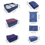7 Set Packing Cubes for Travel Carry On Luggage, Lightweight Travel Storage Bags for Clothes, Large Luggage Organizers Packing Cubes Set for Travel Bag Suitcase - Image 3
