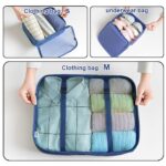 7 Set Packing Cubes for Travel Carry On Luggage, Lightweight Travel Storage Bags for Clothes, Large Luggage Organizers Packing Cubes Set for Travel Bag Suitcase - Image 4