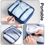 7 Set Packing Cubes for Travel Carry On Luggage, Lightweight Travel Storage Bags for Clothes, Large Luggage Organizers Packing Cubes Set for Travel Bag Suitcase - Image 6